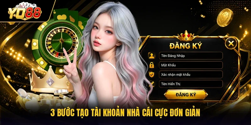 3 bước tạo tài khoản cổng game cực đơn giản