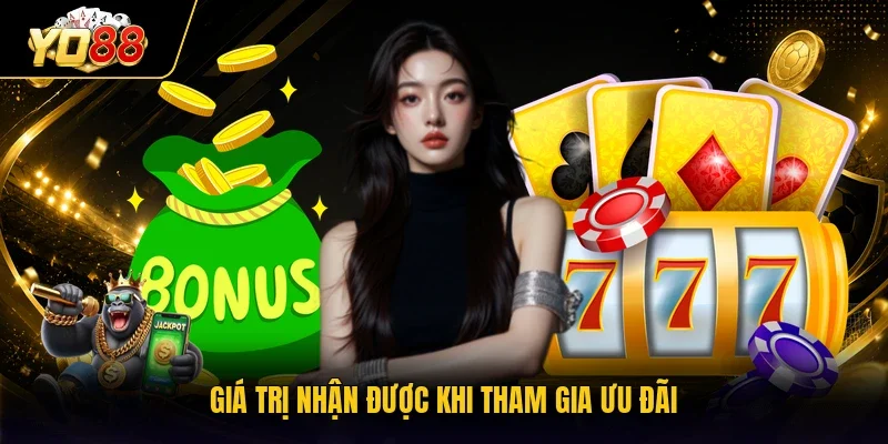 Giá trị nhận được khi tham gia ưu đãi