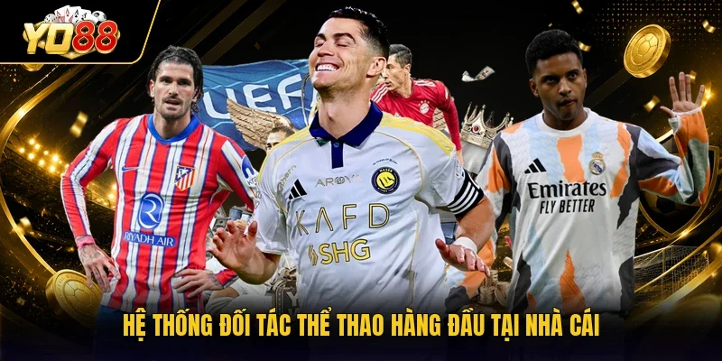 Hệ thống đối tác thể thao hàng đầu tại cổng game