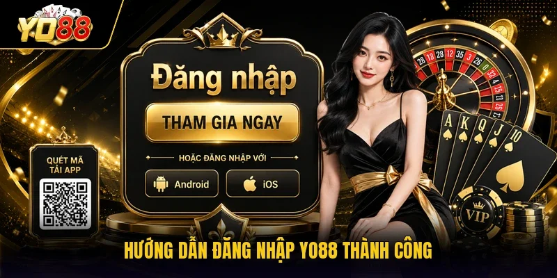 Hướng dẫn đăng nhập YO88 thành công