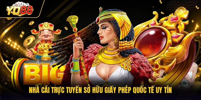 cổng game trực tuyến YO88 sở hữu giấy phép quốc tế uy tín