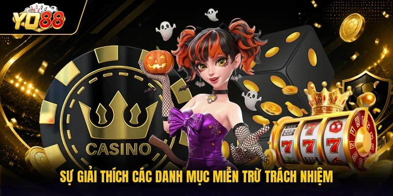 Sự giải thích các danh mục miễn trừ trách nhiệm