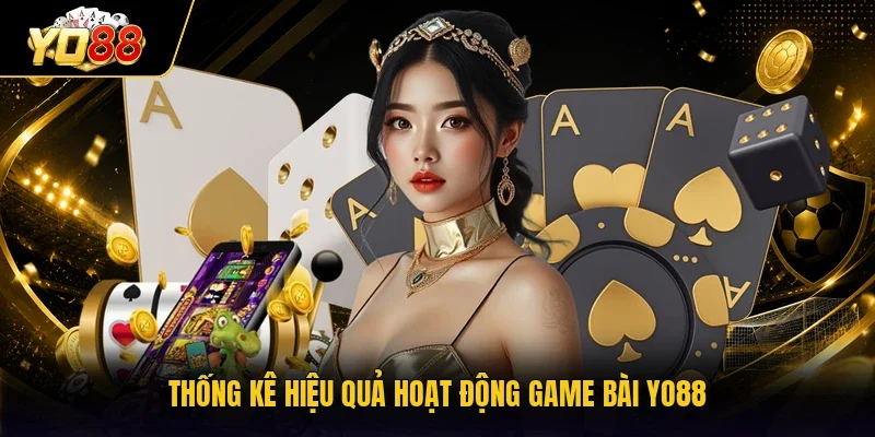 Thống kê hiệu quả hoạt động game bài YO88
